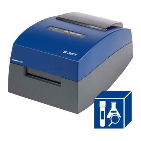 Brady Brady J2000-BWSLAB BradyJet J2000 Inkjet Full Color Label Printer with Lab Suite Software J2000-BWSLAB